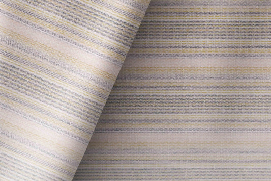 Pastel Micro-Stripe Wool–Linen
