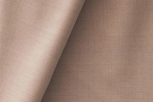 Cartini Super 100s Merino Wool Blended Poly Wool Fabric for Year-Round Wear – Beige Edition