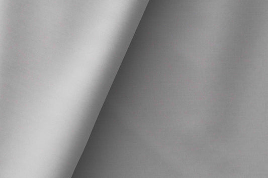 Light Silver Grey Super 90’s Poly Wool Suiting Fabric by Adlantino for Jodhpuri Suits and Jackets