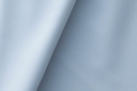 Tessitura Monti India 100% Superfine Giza Cotton – Ice Blue Dobby Micro Dots