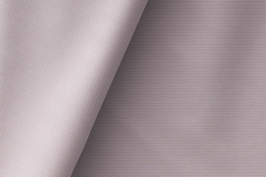 Mauve Grey Lining Micro Structure Superfine Giza Cotton by Tessitura Monti