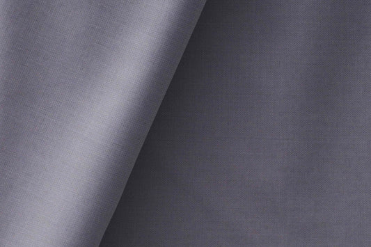 Super 130’s Extrafine Merino Wool Poly-Wool Suiting by Adlantino Turkey – Slate Blue-Grey Fine Tailoring Fabric for Modern Men.