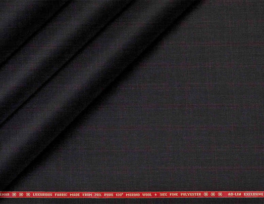Luxurious Poly Wool Suiting Fabric – 70% 120s Merino Wool & 30% Fine Polyester for Modern Menswear