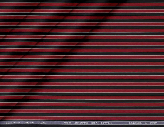Superfine Giza Cotton Lining Stripe Shirting – Tessitura Monti India