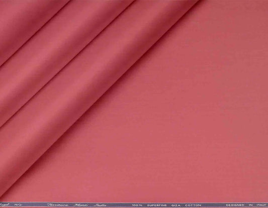 Terracotta Rose Superfine Giza Cotton Super 70’s Regal by Tessitura Monti