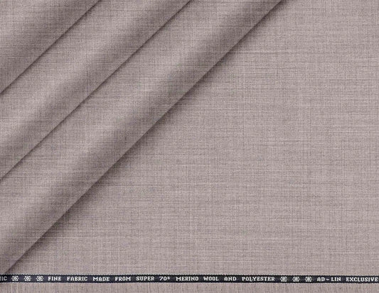 Chic Fine Merino Wool Polyester Blend Micro Plain Suiting