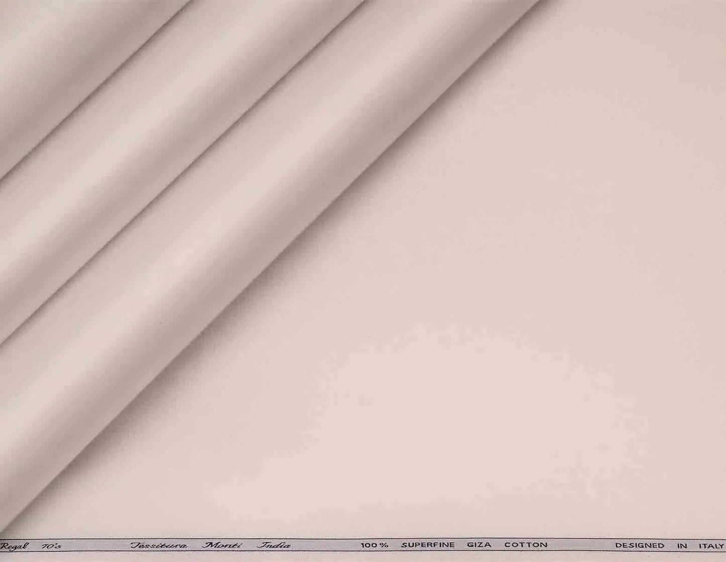 Cream Superfine Giza Cotton Super 70’s Regal by Tessitura Monti