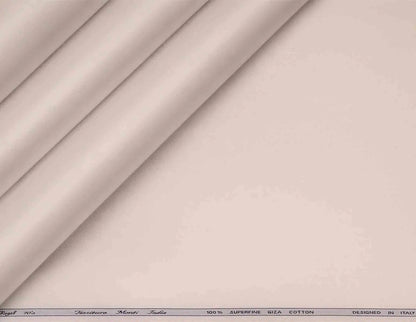 Cream Superfine Giza Cotton Super 70’s Regal by Tessitura Monti