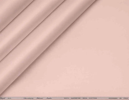 Blush Peach Superfine Giza Cotton Super 70’s Regal by Tessitura Monti
