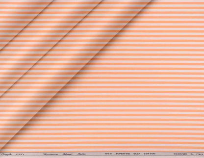 Super Single 100’s Superfine Giza Cotton Lining Stripe Shirting – Tessitura Monti