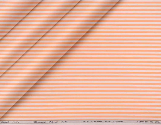 Super Single 100’s Superfine Giza Cotton Lining Stripe Shirting – Tessitura Monti