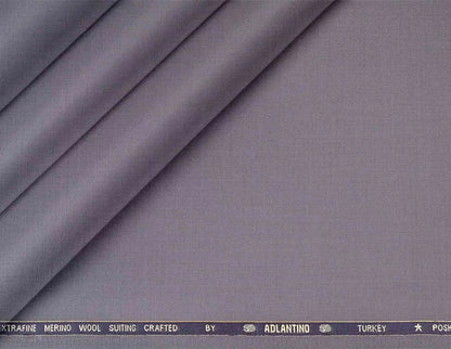 Super 120’s Extrafine Merino Wool Micro-Structure Suiting – Dove Blue-Grey Poly-Wool Fabric for Jodhpuri, Koti, Jackets, Suits & Pants