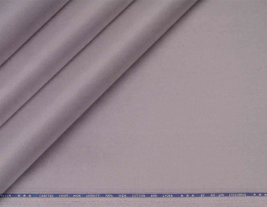 Silver Grey Mold Stretch High Density Giza Cotton Lycra Lining Fabric for Modern Menswear