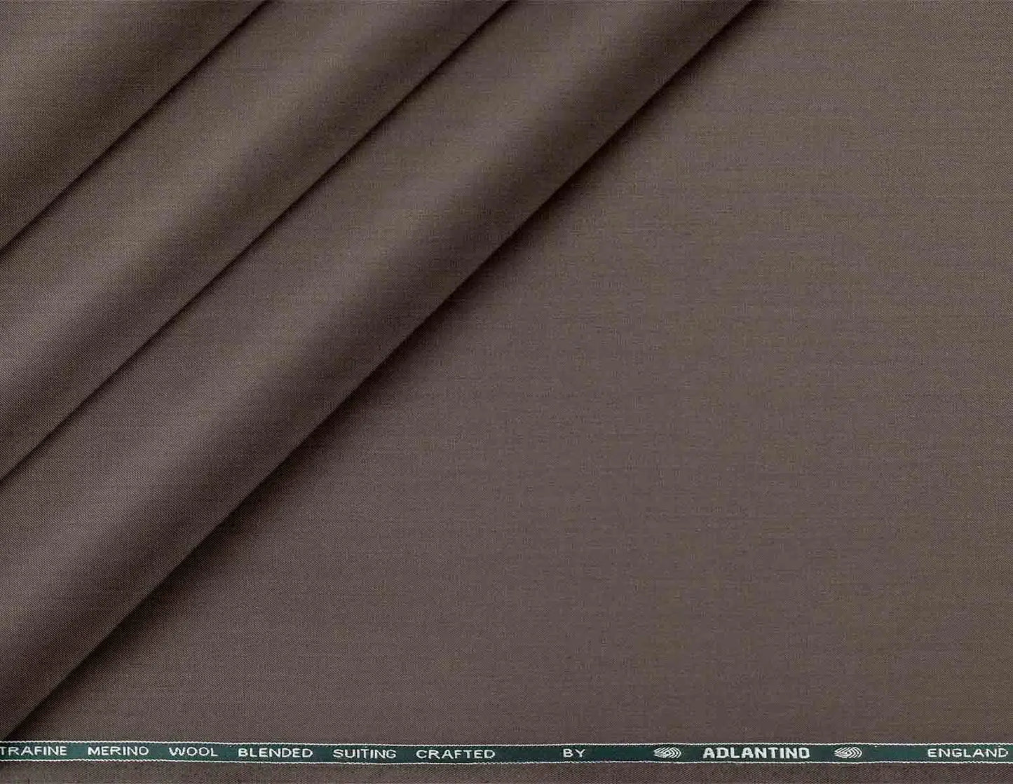 Super 90’s Extrafine Merino Poly Wool Taupe Micro-Structure Suiting by Adlantino for Jodhpuris, Koti, Jackets, Suits & Pants