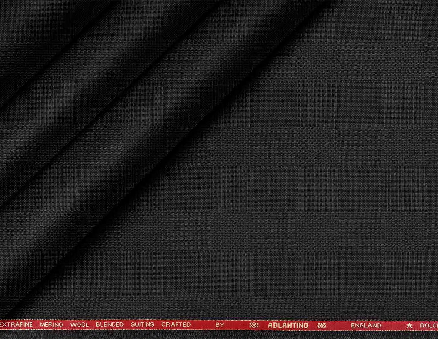 Modern Men's Super 90’s Extrafine Merino Wool Blend Micro Check Poly Wool Suiting – Crafted by Adlantino England Dolce