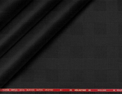 Modern Men's Super 90’s Extrafine Merino Wool Blend Micro Check Poly Wool Suiting – Crafted by Adlantino England Dolce