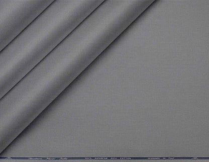 Steel Grey Micro Dot Tessitura Monti Giza Cotton Lining Fabric