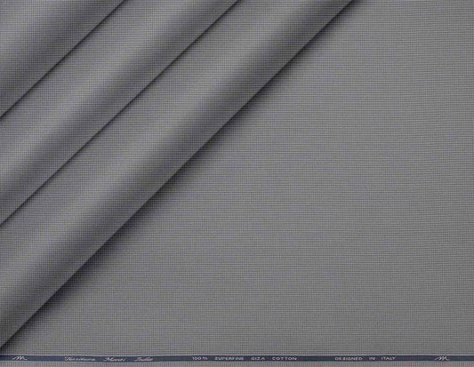 Steel Grey Micro Dot Tessitura Monti Giza Cotton Lining Fabric