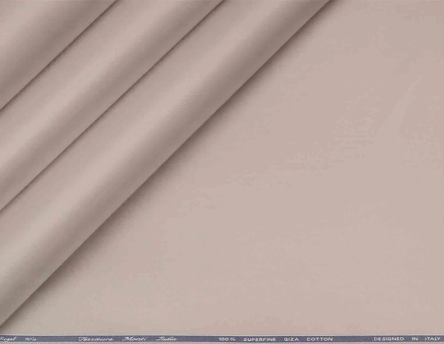 Nude Beige Superfine Giza Cotton Super 70’s Regal by Tessitura Monti