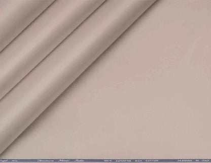 Nude Beige Superfine Giza Cotton Super 70’s Regal by Tessitura Monti