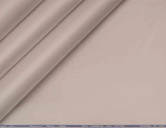 Nude Beige Superfine Giza Cotton Super 70’s Regal by Tessitura Monti