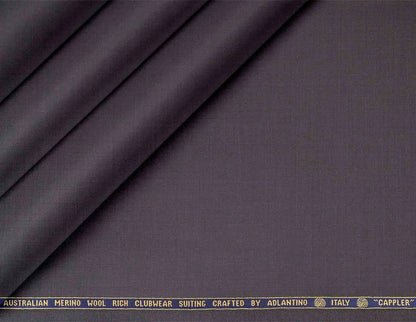 Charcoal Grey Super 130’s Australian Merino Wool Rich Poly Wool Suiting Fabric