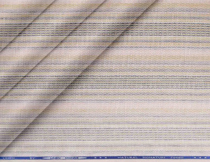 Pastel Micro-Stripe Wool–Linen
