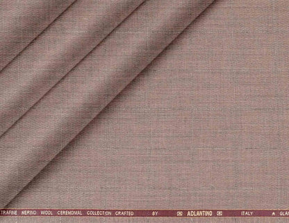 Sand Check Poly Wool Super 140’s Extrafine Merino Wool Ceremonial Suiting