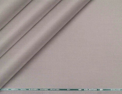 Sand Beige Super 90’s Poly Wool Suiting Fabric by Adlantino for Jodhpuri Suits, Jackets and Trousers.