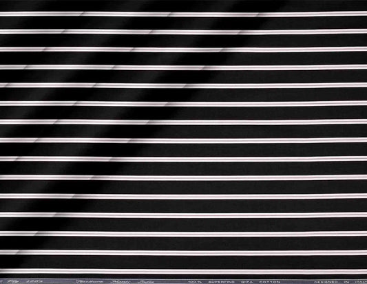 Super Ply 120’s Lining Stripe Shirting – Tessitura Monti India, Superfine Giza Cotton