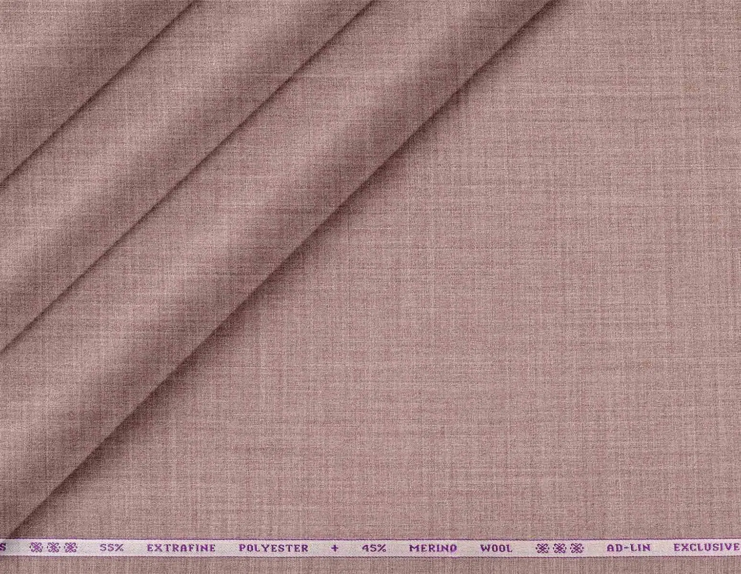 Celebs Poly-Wool Blend: 55% Extrafine Polyester, 45% Merino Wool in Taupe Micro Plain Weave for Modern Menswear