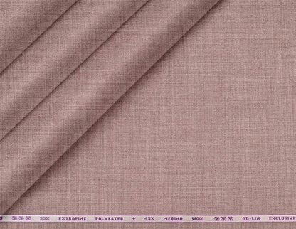 Celebs Poly-Wool Blend: 55% Extrafine Polyester, 45% Merino Wool in Taupe Micro Plain Weave for Modern Menswear
