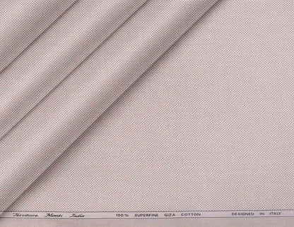 Superfine Giza Cotton Dot Micro-Structure Shirting – Tessitura Monti
