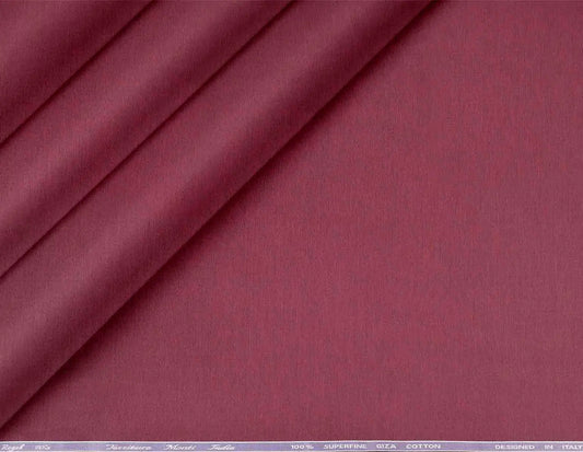 Rich Wine Superfine Giza Cotton Super 70’s Regal by Tessitura Monti