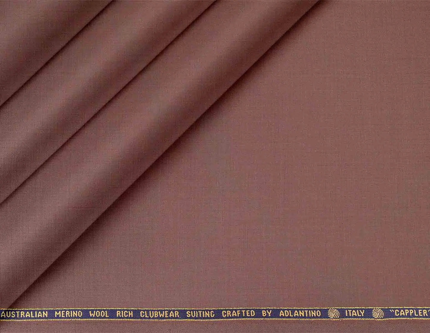 Super 130’s Australian Merino Wool Rich Clubwear Suiting – Warm Mocha Rose Poly-Wool Fabric for Jodhpuri, Koti, Jackets, Suits & Pants