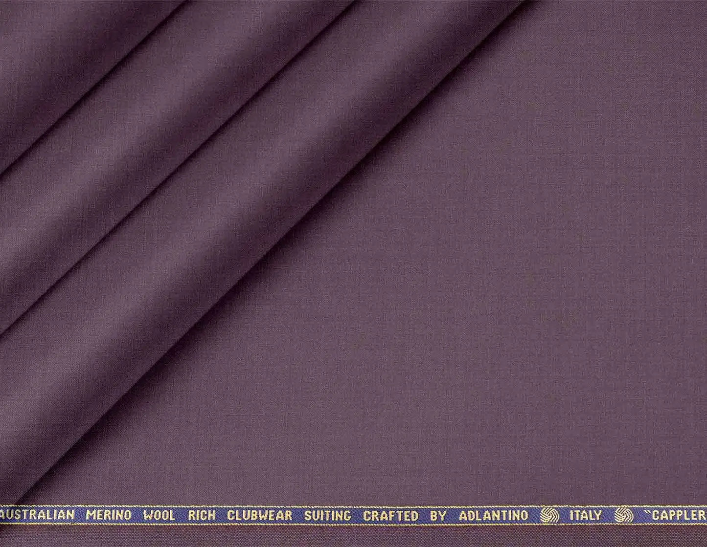 Super 130’s Australian Merino Wool Rich Clubwear Suiting – Deep Plum Mulberry Poly-Wool Micro-Structure Fabric for Jodhpuri, Koti, Jackets, Suits & Pants
