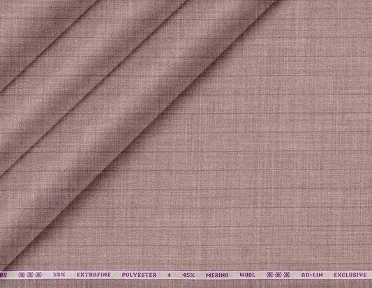 Celebs Poly-Wool Blend: 55% Extrafine Polyester, 45% Merino Wool in Light Ash Beige Micro Check Weave for Modern Menswear