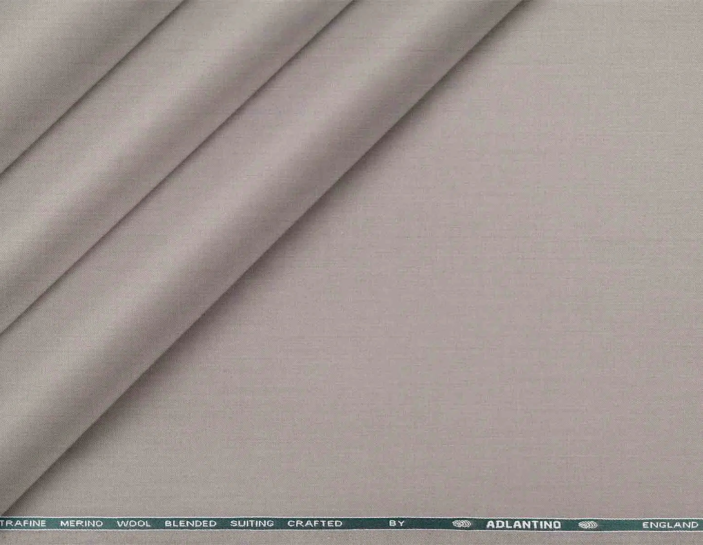 Stone Beige Super 90’s Poly Wool Suiting Fabric by Adlantino for Jodhpuri Suits, Jackets and Trousers.