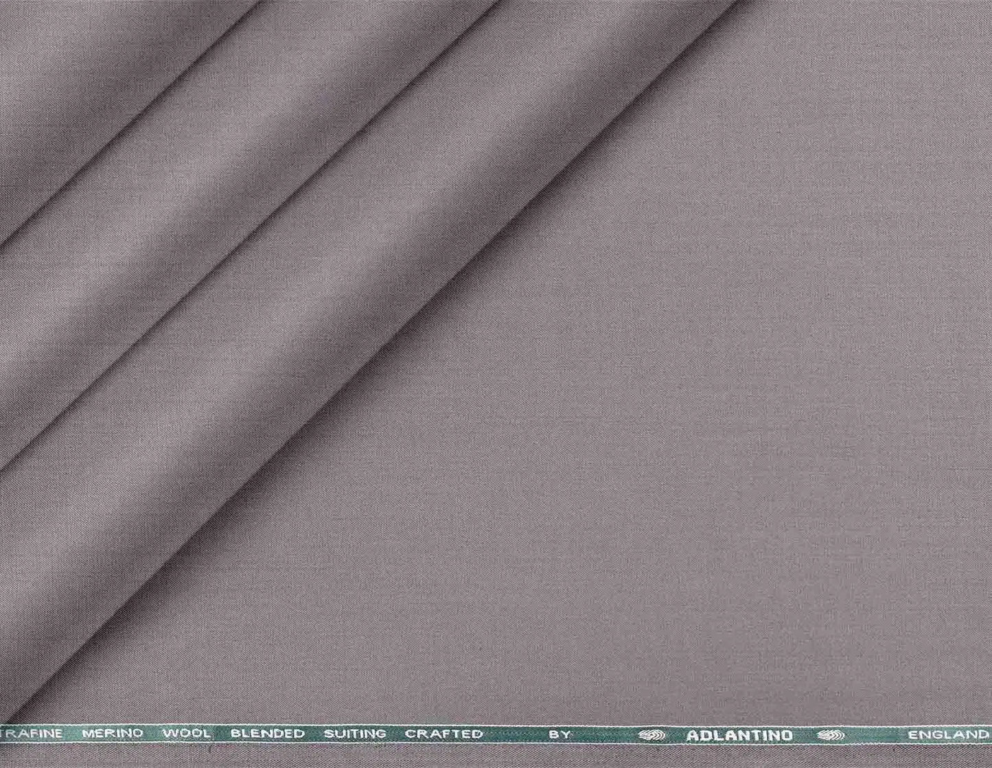 Taupe Grey Super 90’s Poly Wool Suiting Fabric by Adlantino for Jodhpuri Suits, Jackets and Trousers.