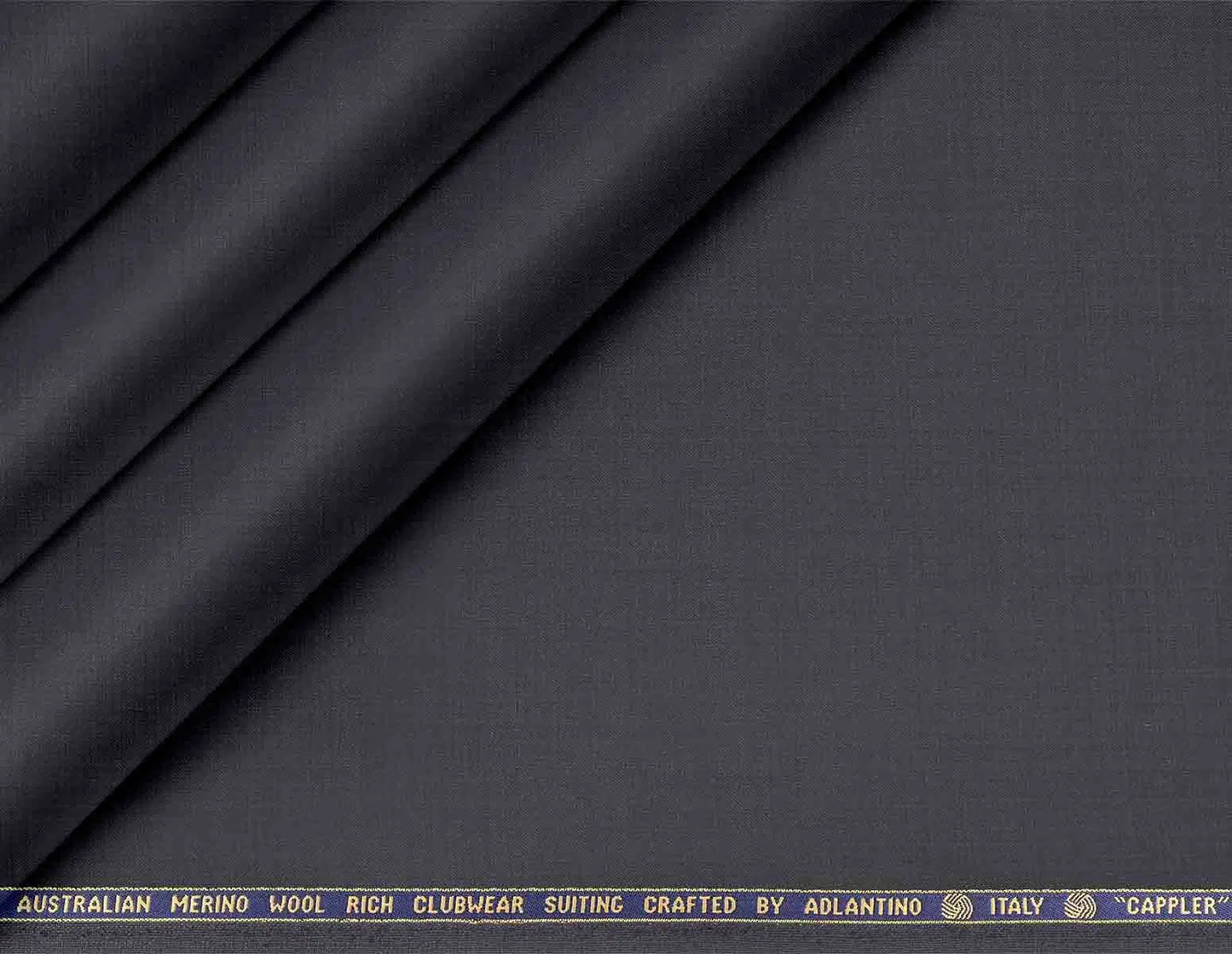 Midnight Steel Poly Wool Super 130’s Australian Merino Wool-Rich Clubwear Suiting