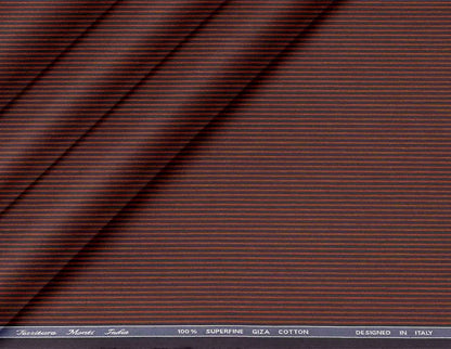 Superfine Giza Cotton Lining Stripe Shirting – Tessitura Monti India