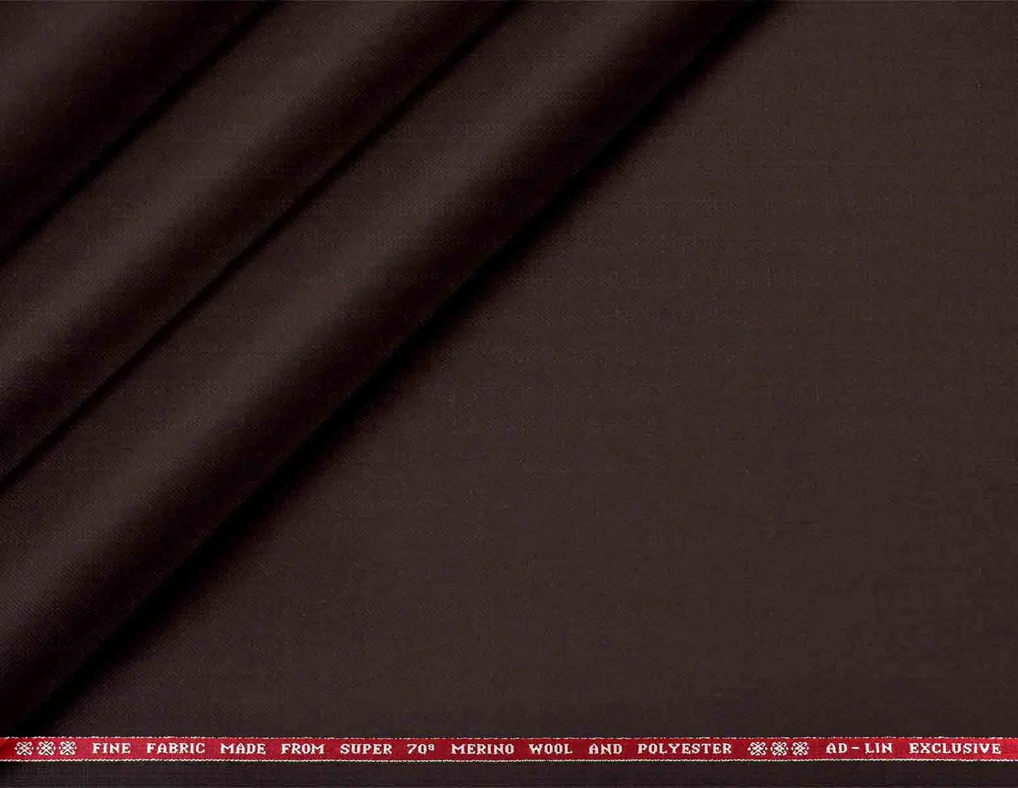 Chic Fine Merino Wool Polyester Blend Micro Plain Suiting