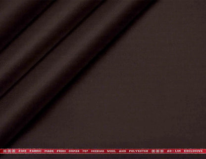 Chic Fine Merino Wool Polyester Blend Micro Plain Suiting