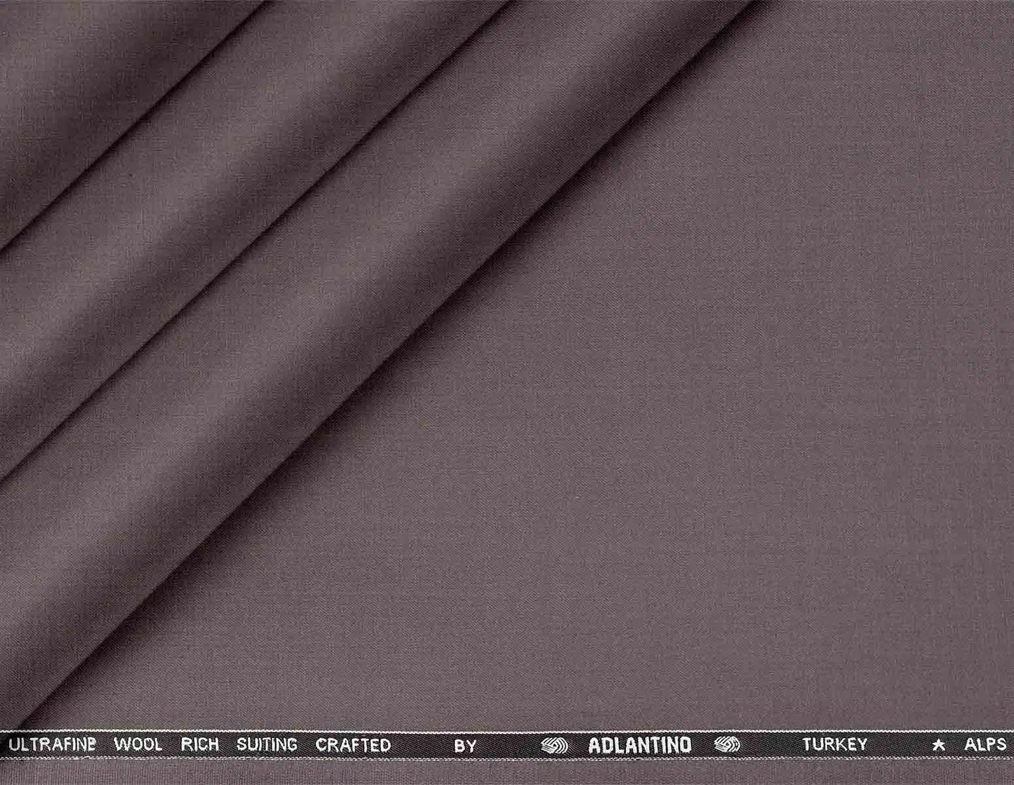 Mocha Taupe Super 140’s Ultrafine Wool Rich Suiting by Adlantino