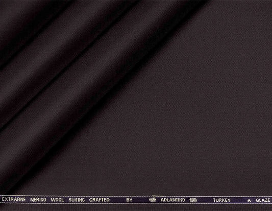 Super 130’s Extrafine Merino Wool Poly-Wool Suiting – Espresso Brown Distinction for Contemporary Menswear.