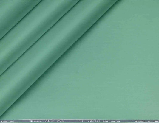 Mint Green Superfine Giza Cotton Super 70’s Regal by Tessitura Monti
