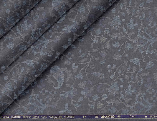 Super 120’s Extrafine Merino Wool Gold Collection Jacquard Suiting