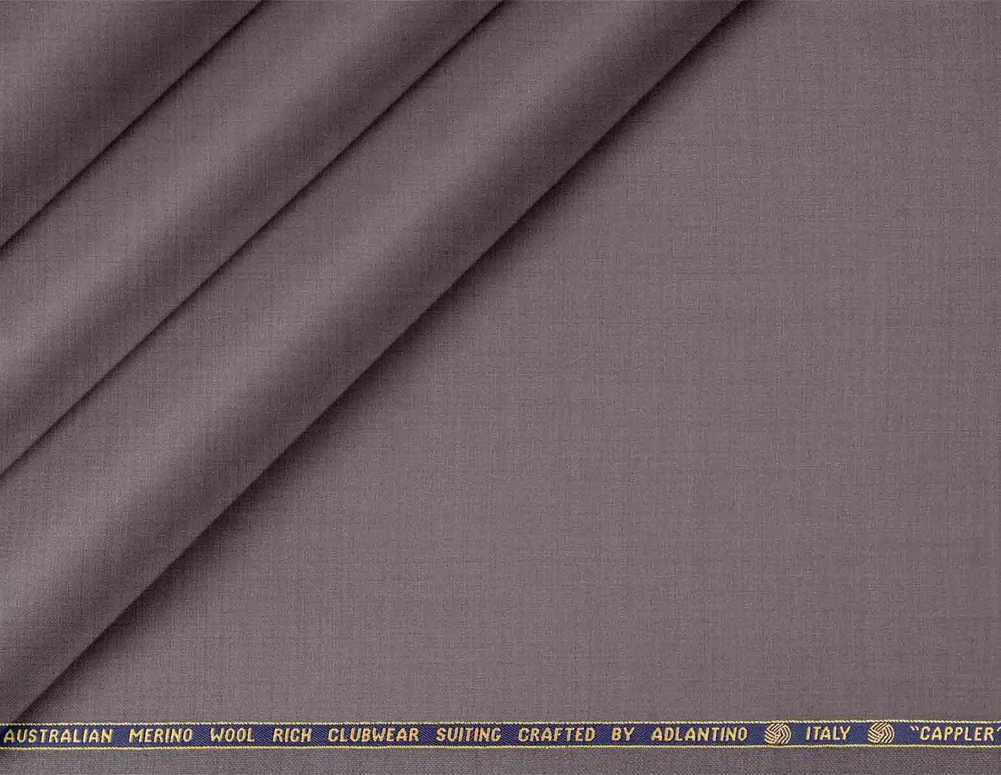 Modern Taupe Super 130’s Australian Merino Wool Poly Wool Suiting Fabric