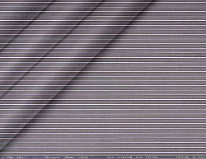 Super Ply 80’s Lining Stripe Shirting – Tessitura Monti India, Superfine Giza Cotton