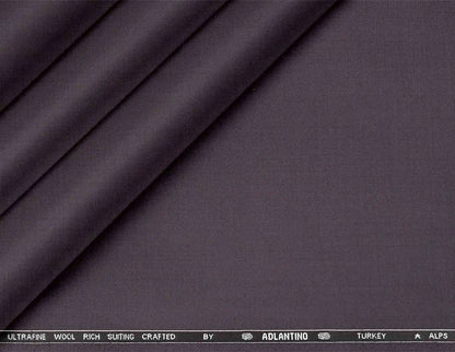 Ultra Premium Charcoal Super 140’s Ultrafine Wool Rich Suiting Fabric
